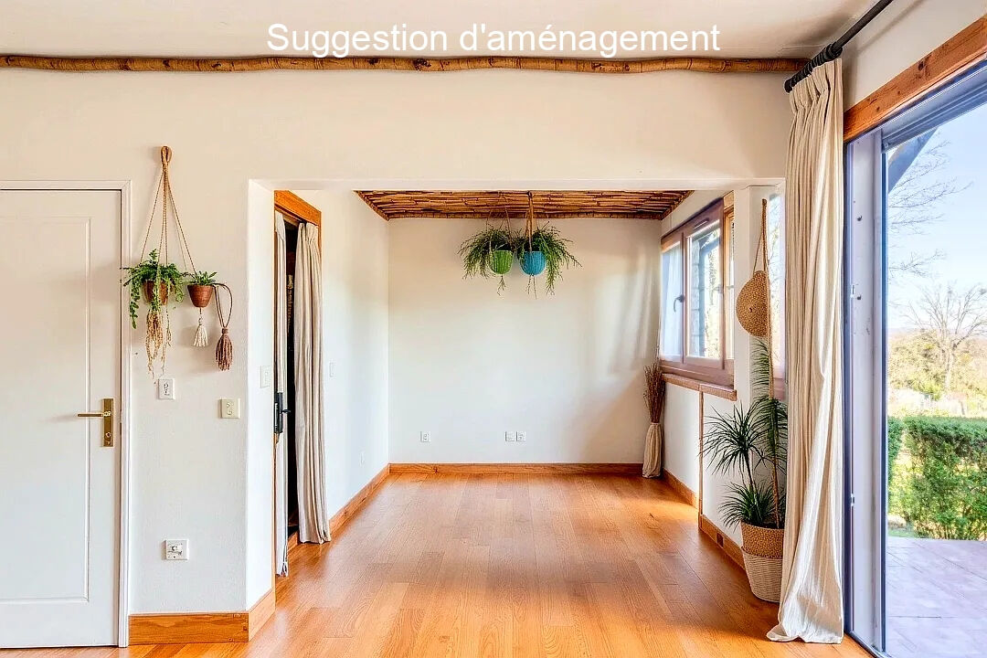 Maison esprit 70’s avec belle vue et beau potentiel à Domont