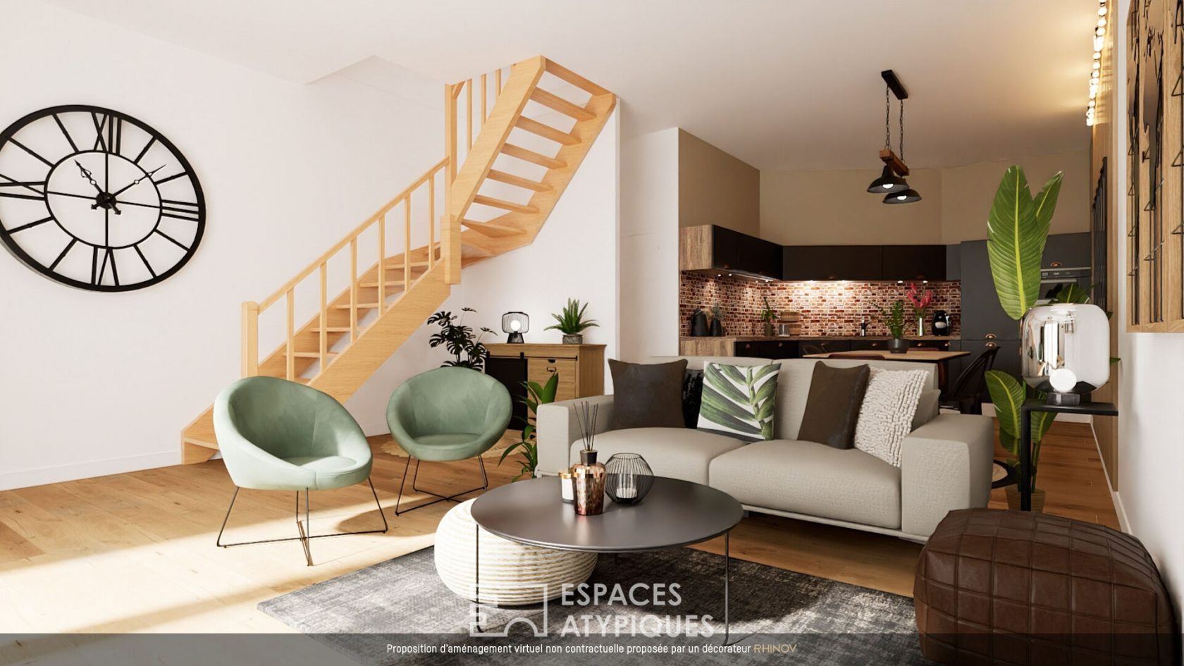 Fully renovated stone house in the heart of a former refurbished hardware store