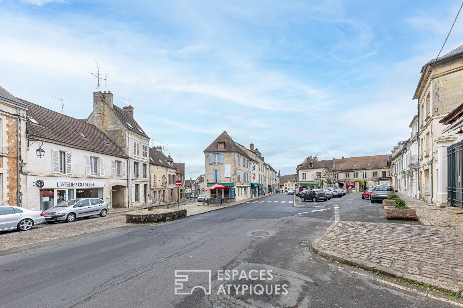 Fully renovated stone house in the heart of a former refurbished hardware store