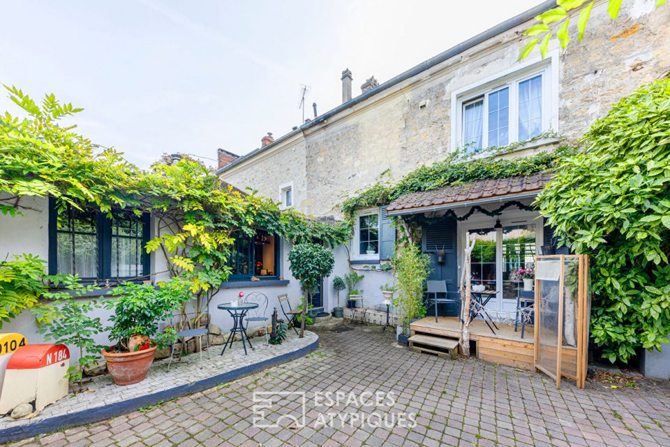 Le refuge bohème d'un ancien corps de ferme