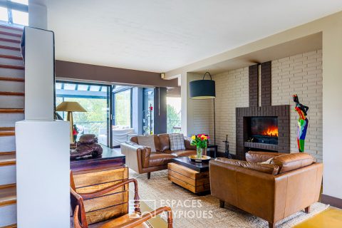 Environnement privilégié ! Maison d’architecte à Deuil-la-Barre, 15 minutes de Paris