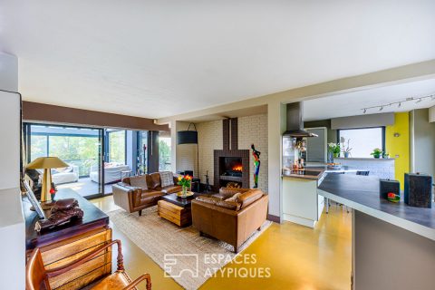 Environnement privilégié ! Maison d’architecte à Deuil-la-Barre, 15 minutes de Paris