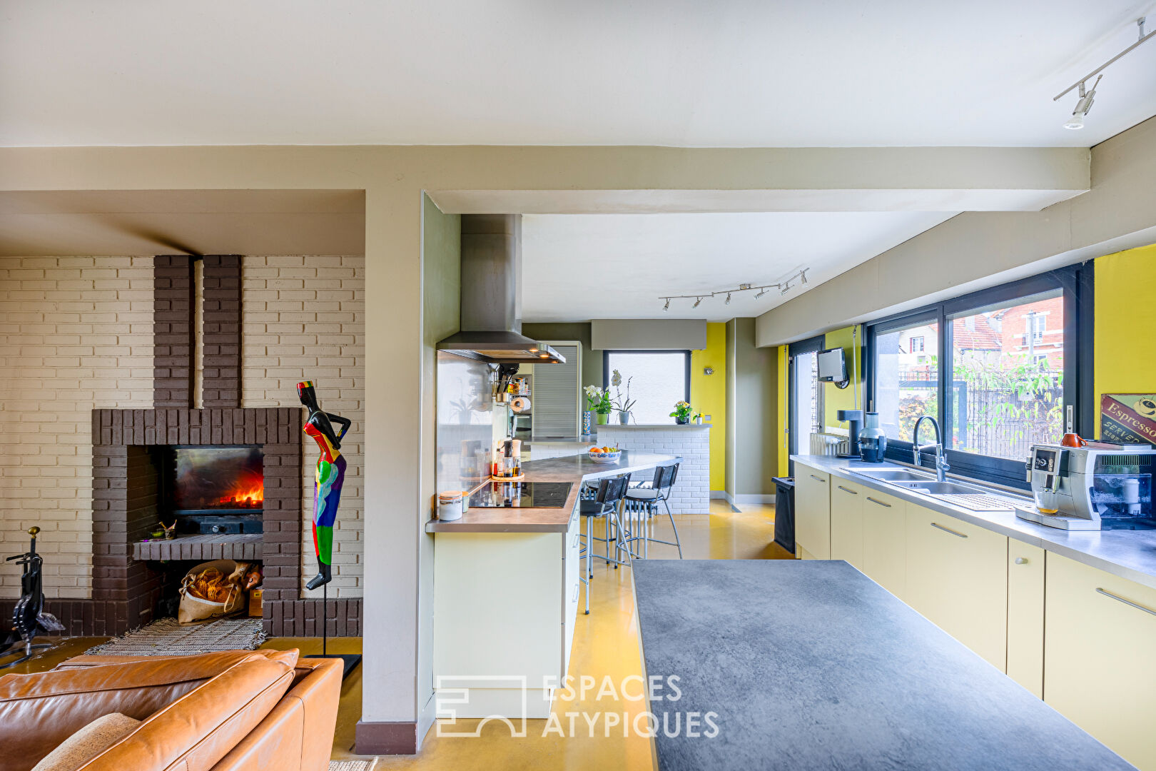 Environnement privilégié ! Maison d’architecte à Deuil-la-Barre, 15 minutes de Paris