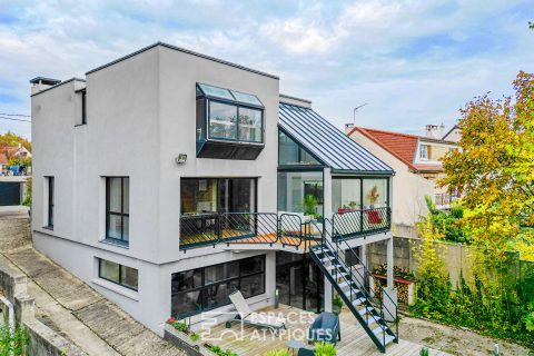 Quartier prisé ! Maison d&rsquo;architecte à Deuil-la-Barre, 15 minutes de Paris