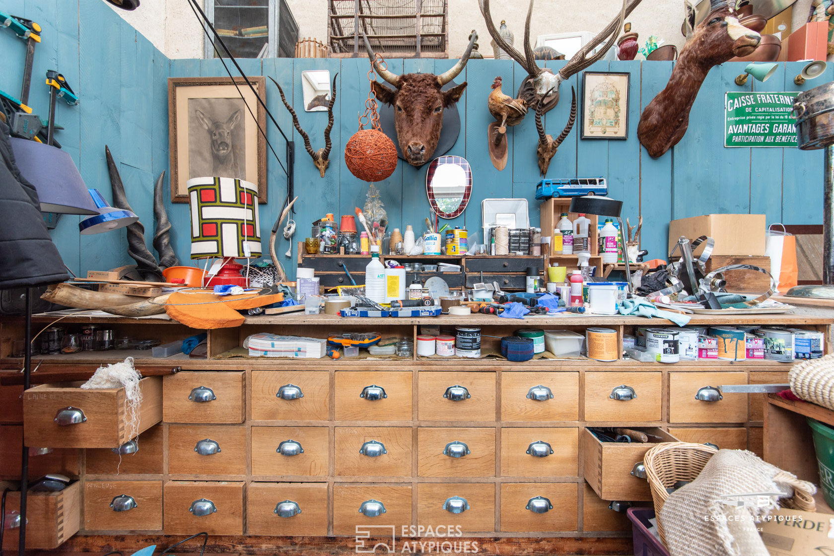 La maison début de siècle et son atelier revisité.