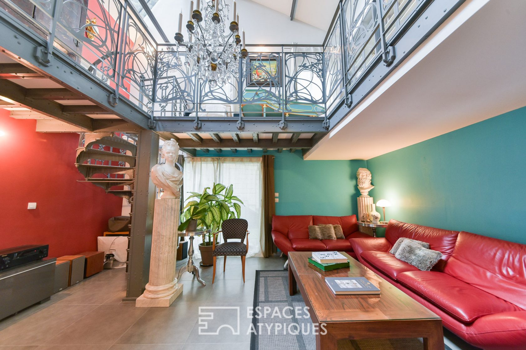 Magnificent Duplex Loft with terraces in Argenteuil.