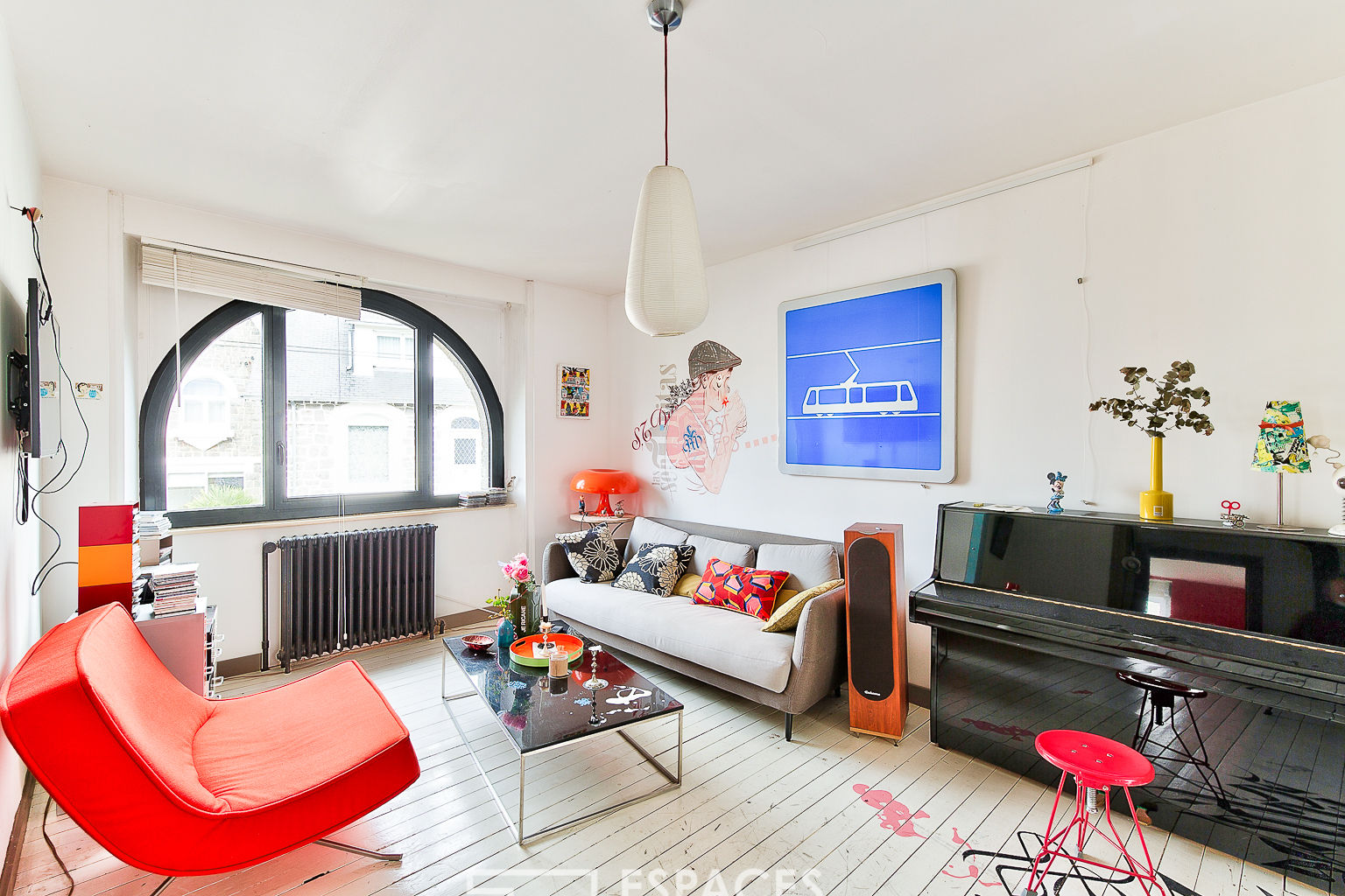 Charming house renovated in a Loft style and artist’s studio