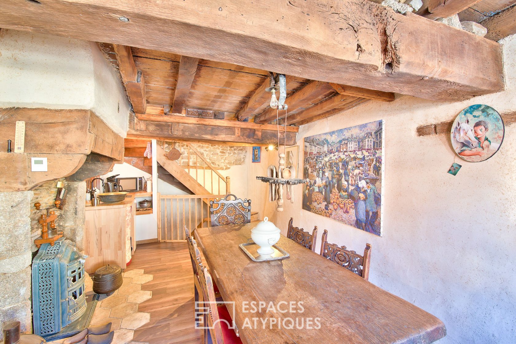 Authentique bâtisse à colombages du XVII  véritable coup de coeur