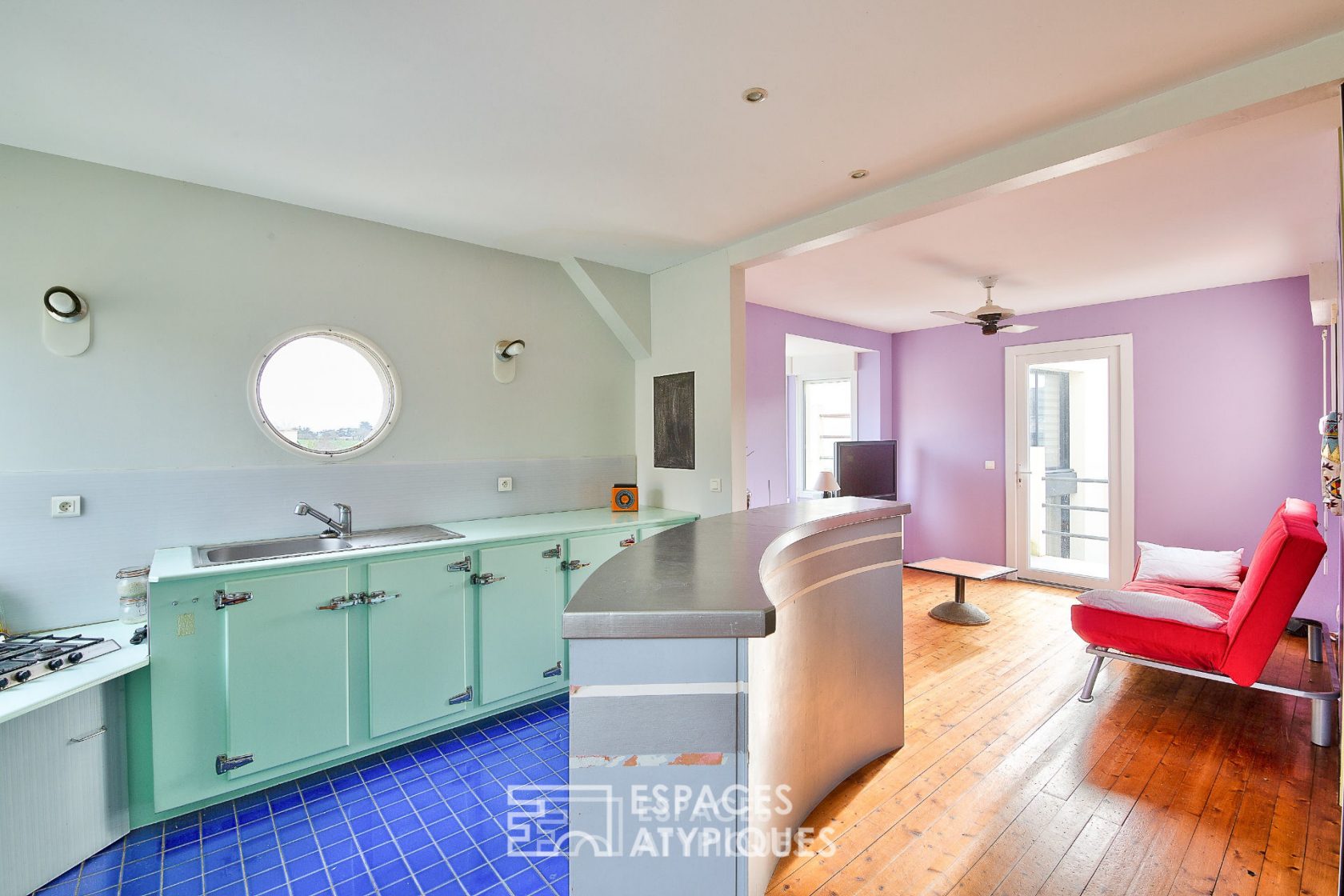 Atypical villa 600 m from the beach