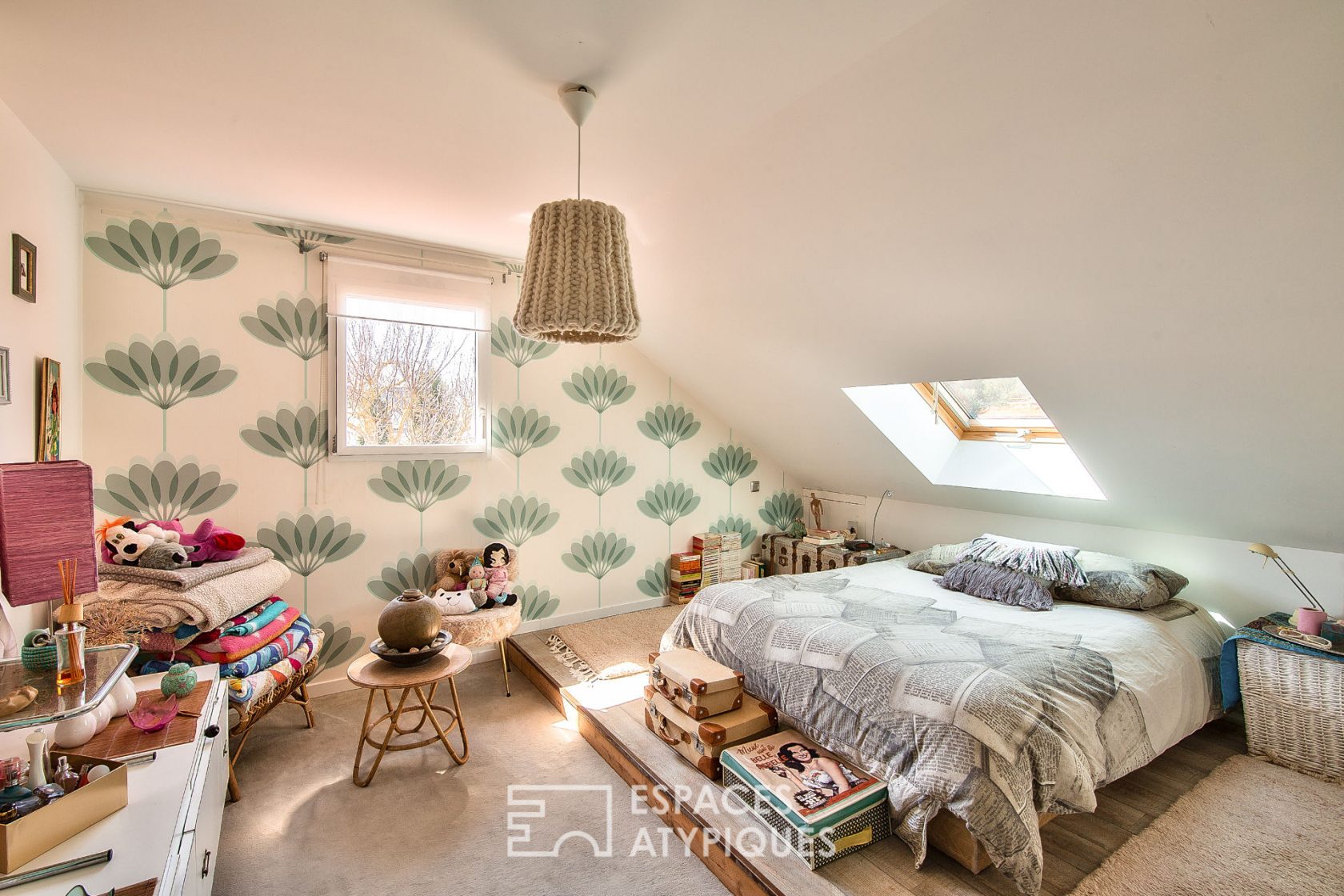 Loft house with garden
