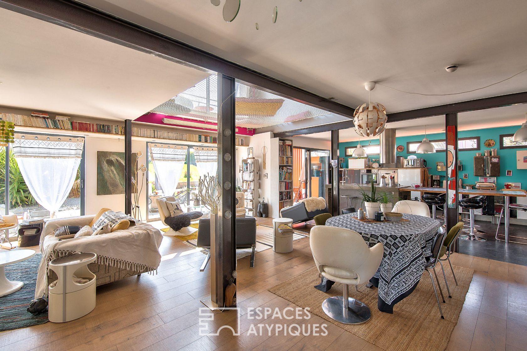 Loft house with garden