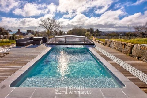 Contemporary house facing Bréhat.