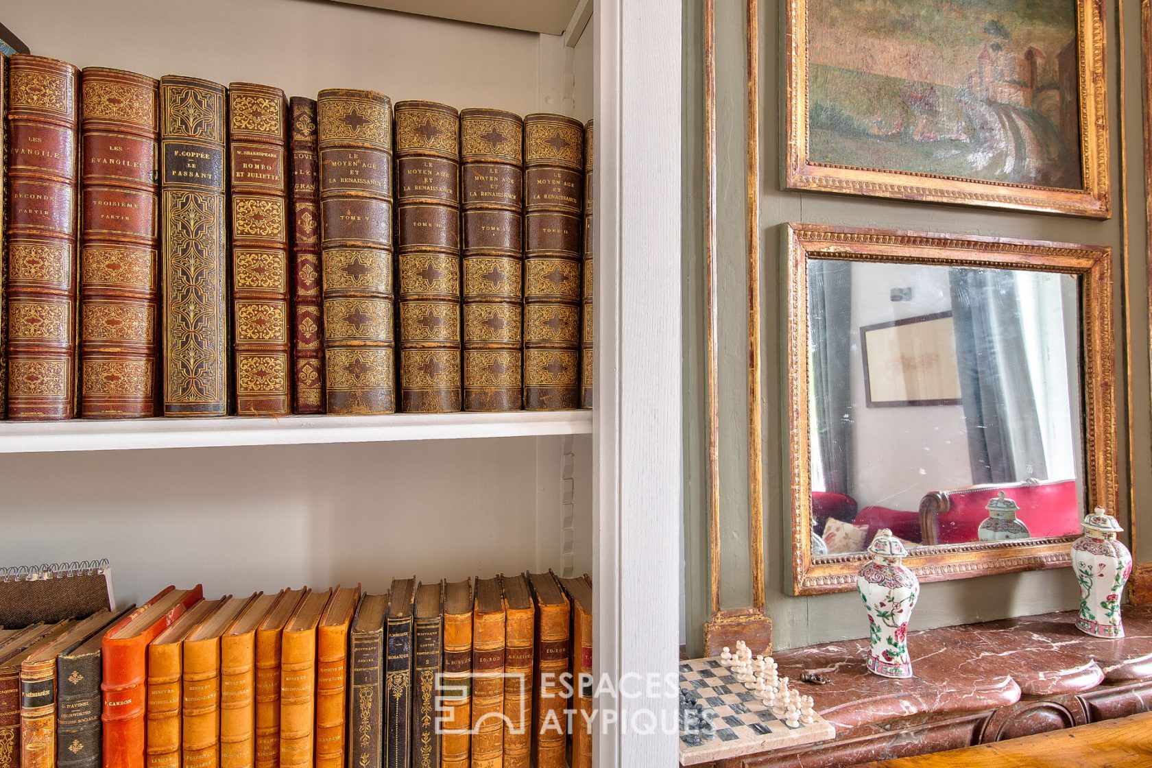 In an old mansion dating from 1850