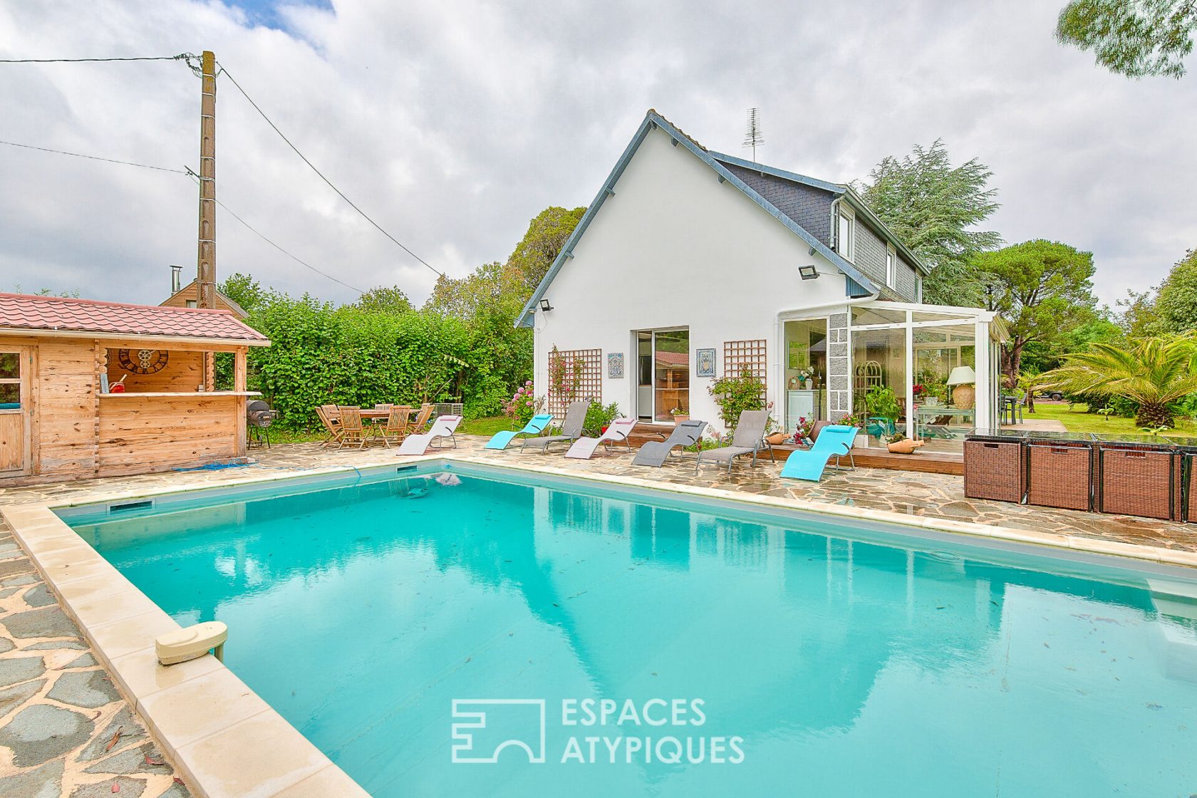 House with heated swimming pool Saint Quay Portrieux