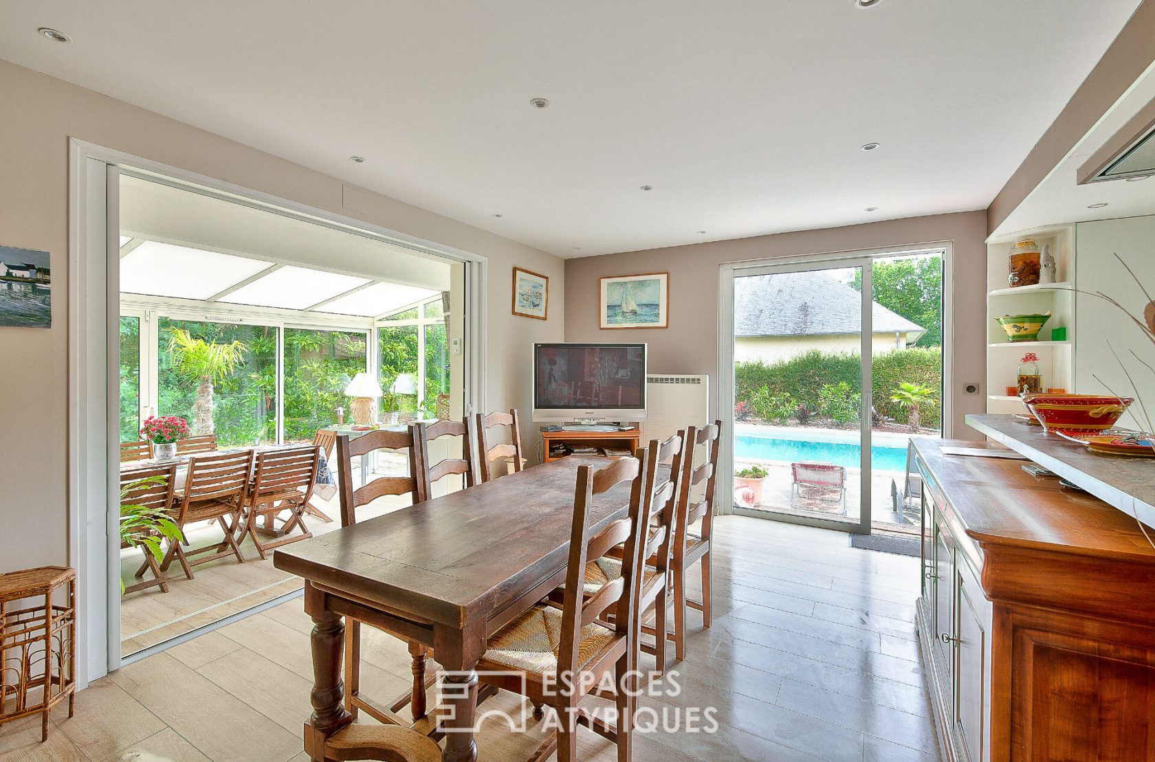 House with heated swimming pool Saint Quay Portrieux