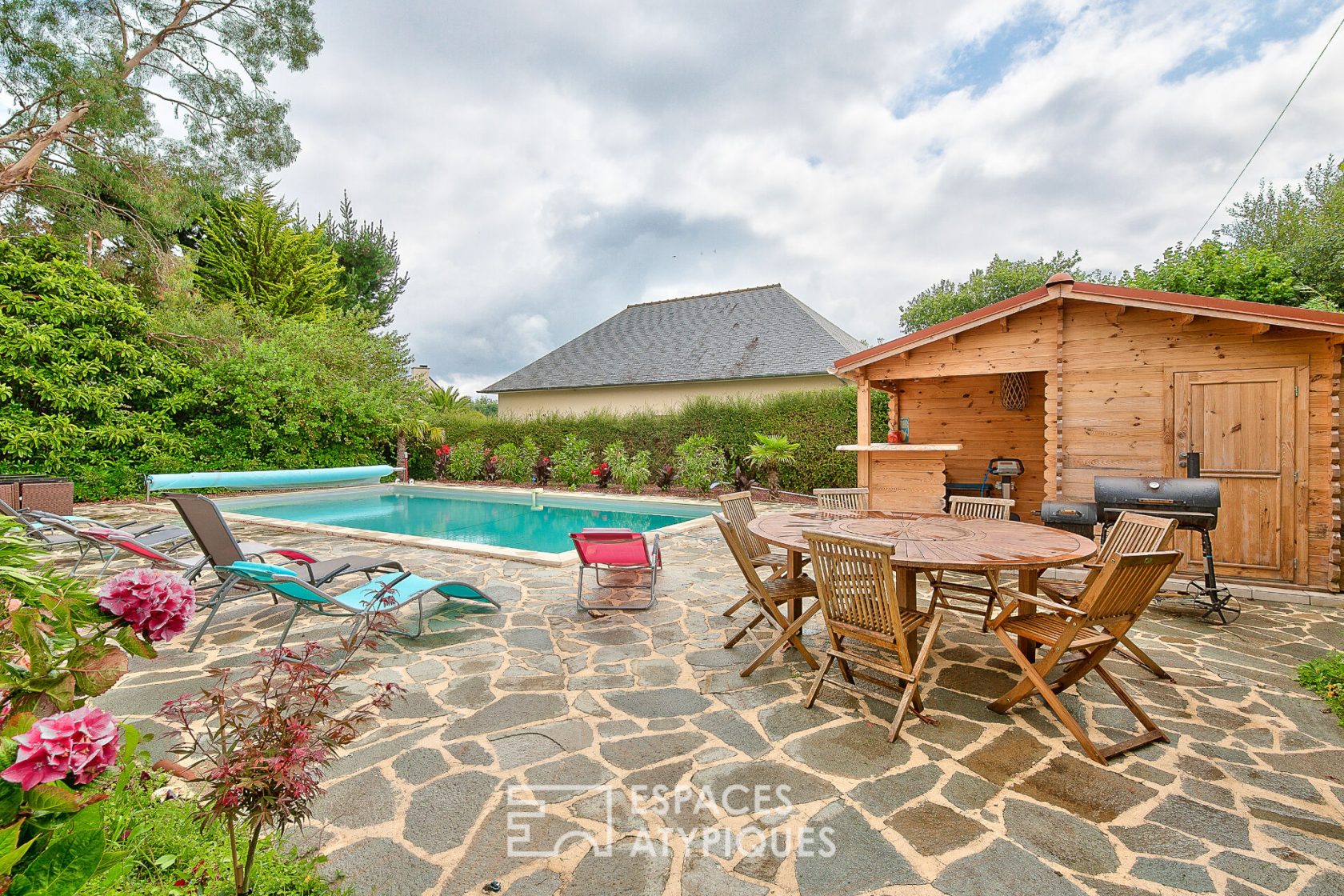 House with heated swimming pool Saint Quay Portrieux