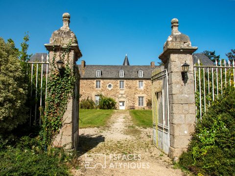 15th century MANOR, its outbuildings and its park