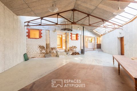 Charmante maison en pierre avec atelier et jardin centre bourg de Ploeuc l’Hermitage