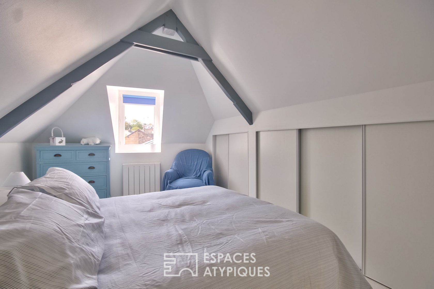 Maison de pêcheur aux couleurs océanique