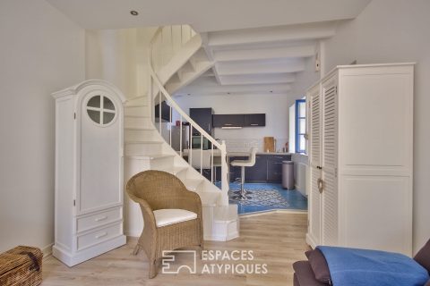 Maison de pêcheur aux couleurs océanique