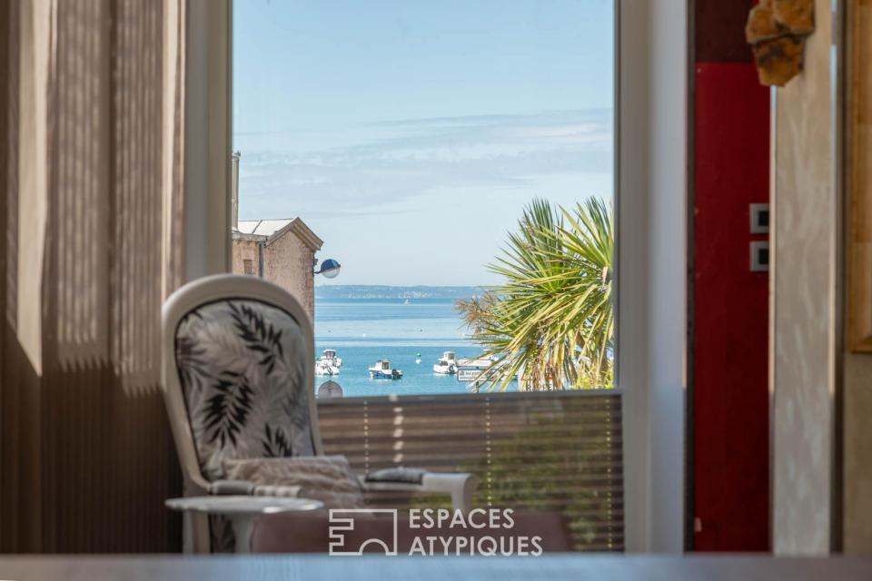 Appartement vue mer à 100 m de la plage du Centre