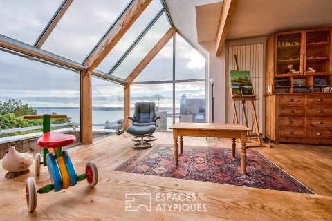 Habitation d’architecture contemporaine vue mer