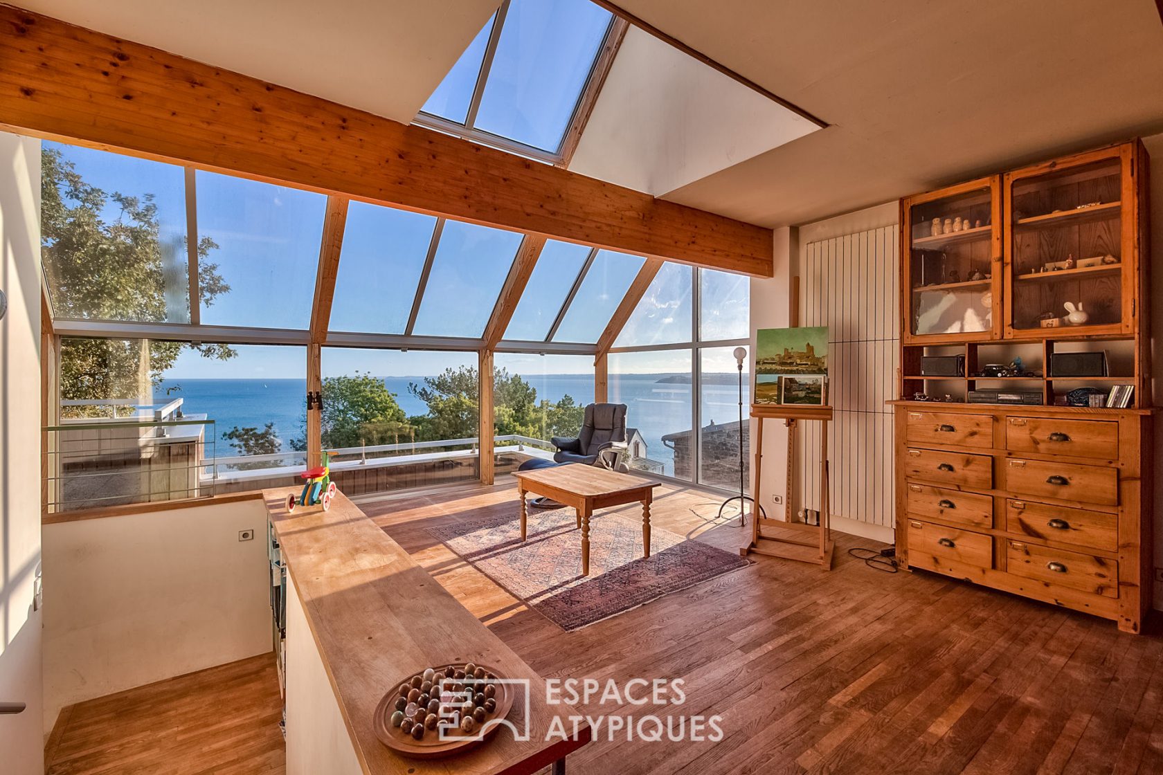 Habitation d’architecture contemporaine vue mer