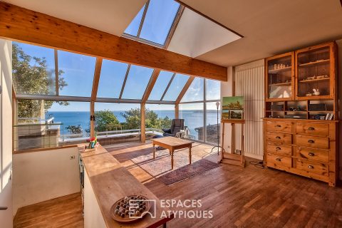Habitation d’architecture contemporaine vue mer