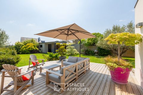 Contemporaine de  2014   PORDIC Plage à pieds