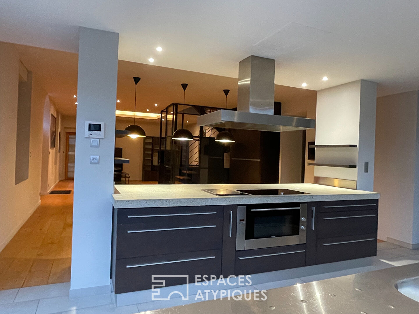 Elegant mansion with contemporary design, beautiful features.