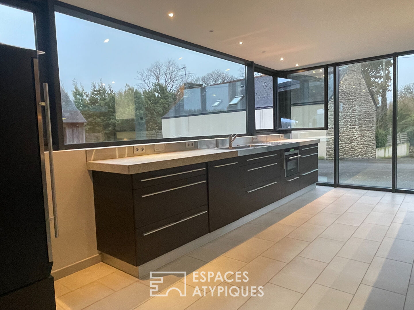 Elegant mansion with contemporary design, beautiful features.