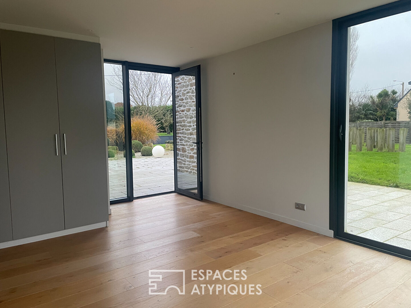 Elegant mansion with contemporary design, beautiful features.
