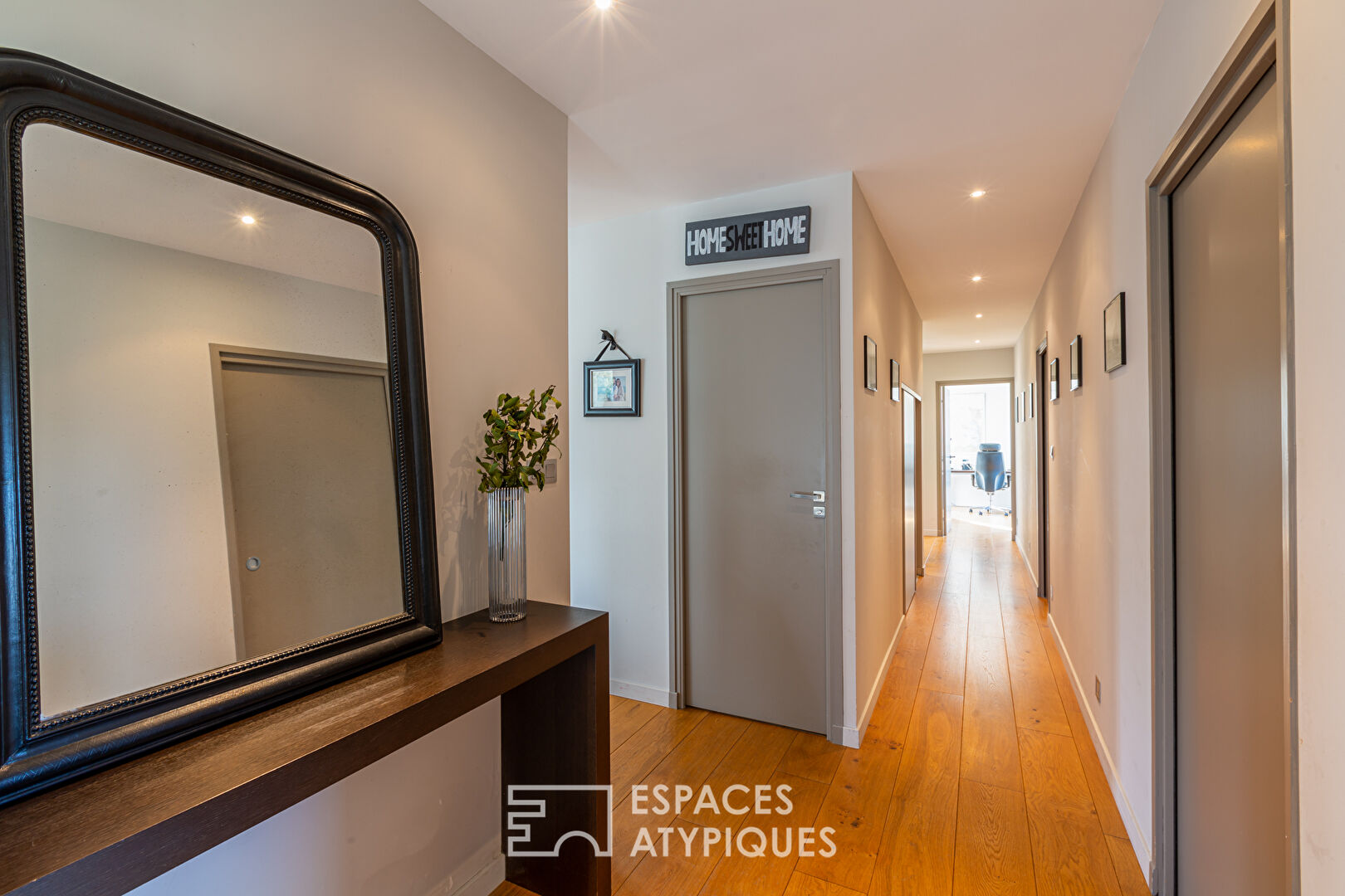 Elegant mansion with contemporary design, beautiful features.