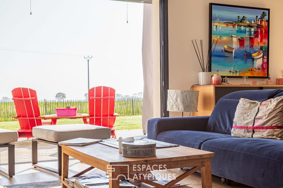 Maison contemporaine vue mer PLERIN