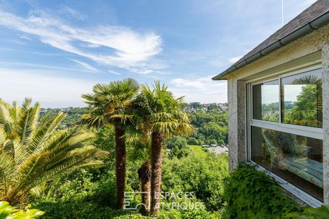 House with its large landscaped park