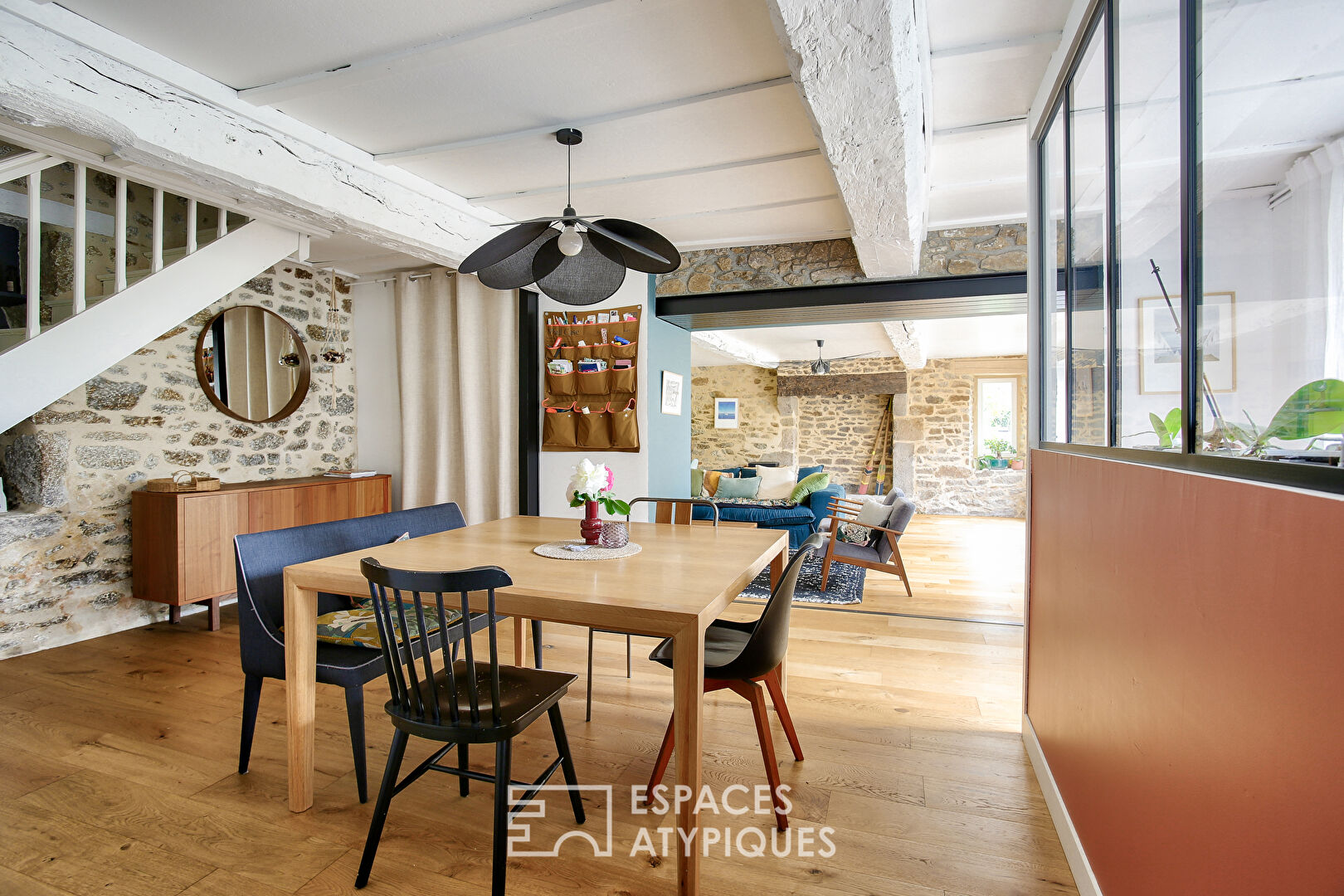 Propriété de charme avec deux maisons et jardin – Dinan centre à pied