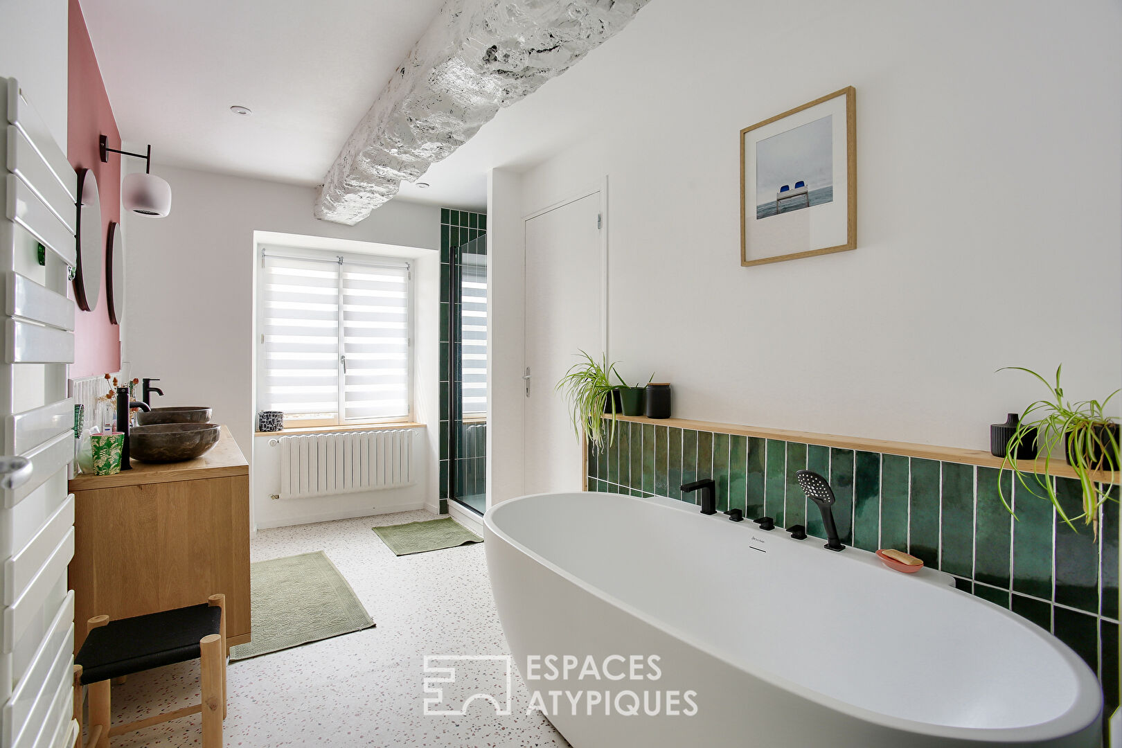 Propriété de charme avec deux maisons et jardin – Dinan centre à pied