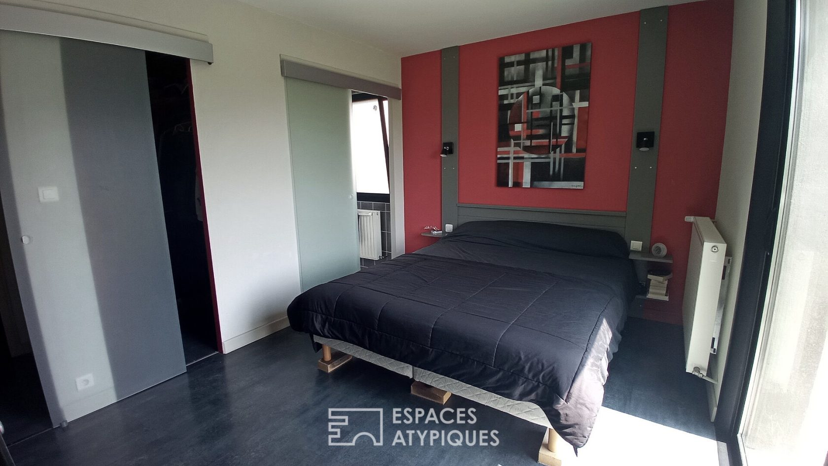 Esprit loft de Plain pied en zone artisanale + atelier