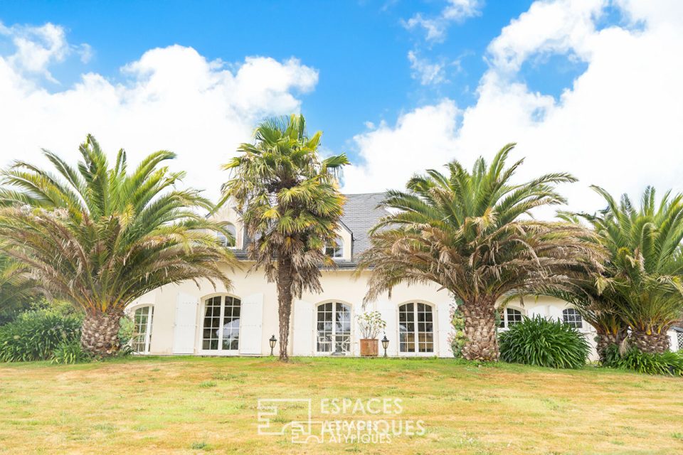 Maison familiale cachée dans un écrin de verdure à l'entrée de Lannion
