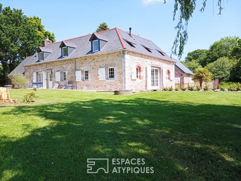 Maison de charme et sa vue sur la nature.