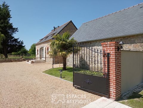 Maison de charme et sa vue sur la nature.