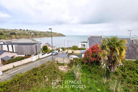 Maison à rénover face à la mer ou projet de construction  avec permis de construire valide.
