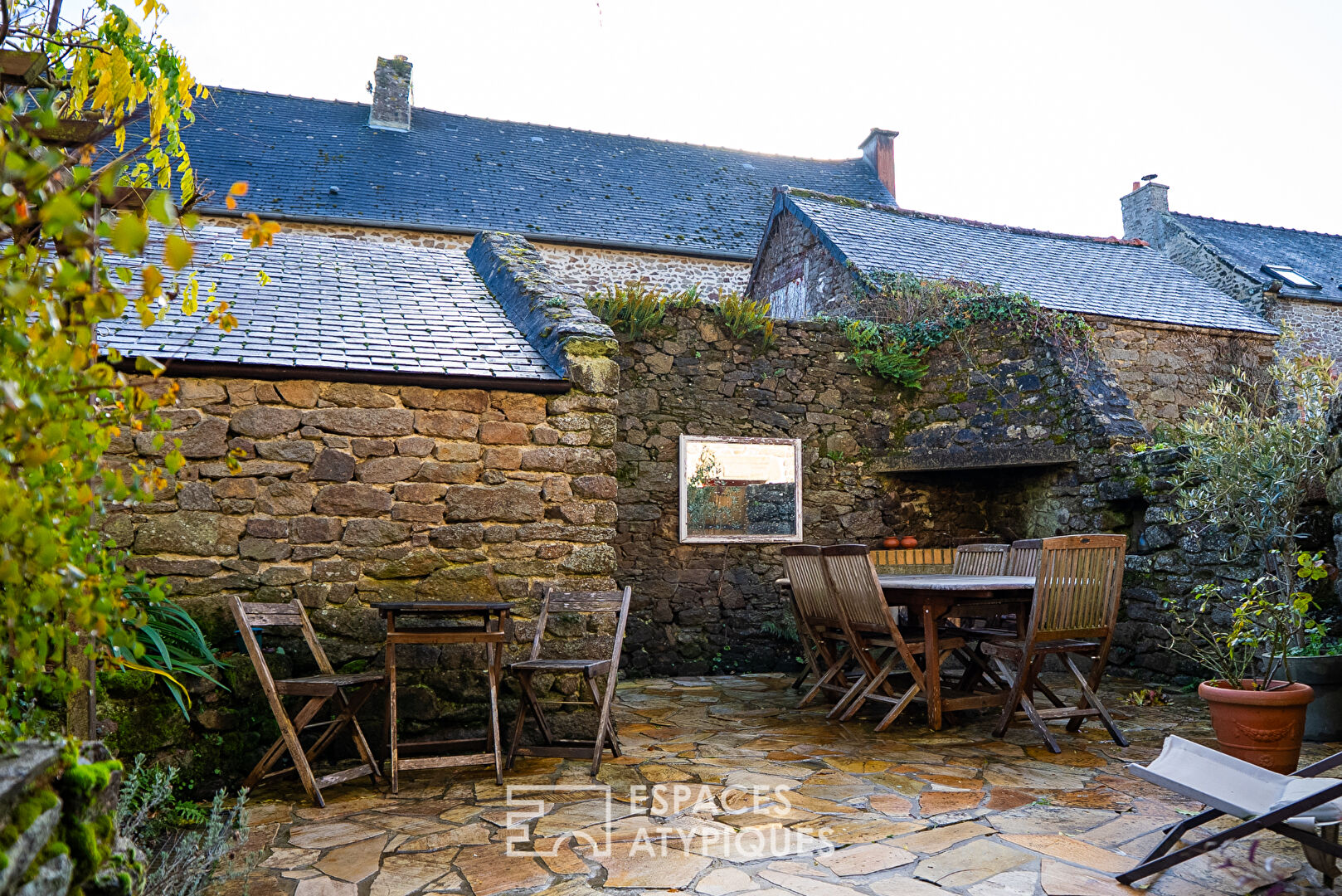 Maison de caractère rénovée près des bords de rance