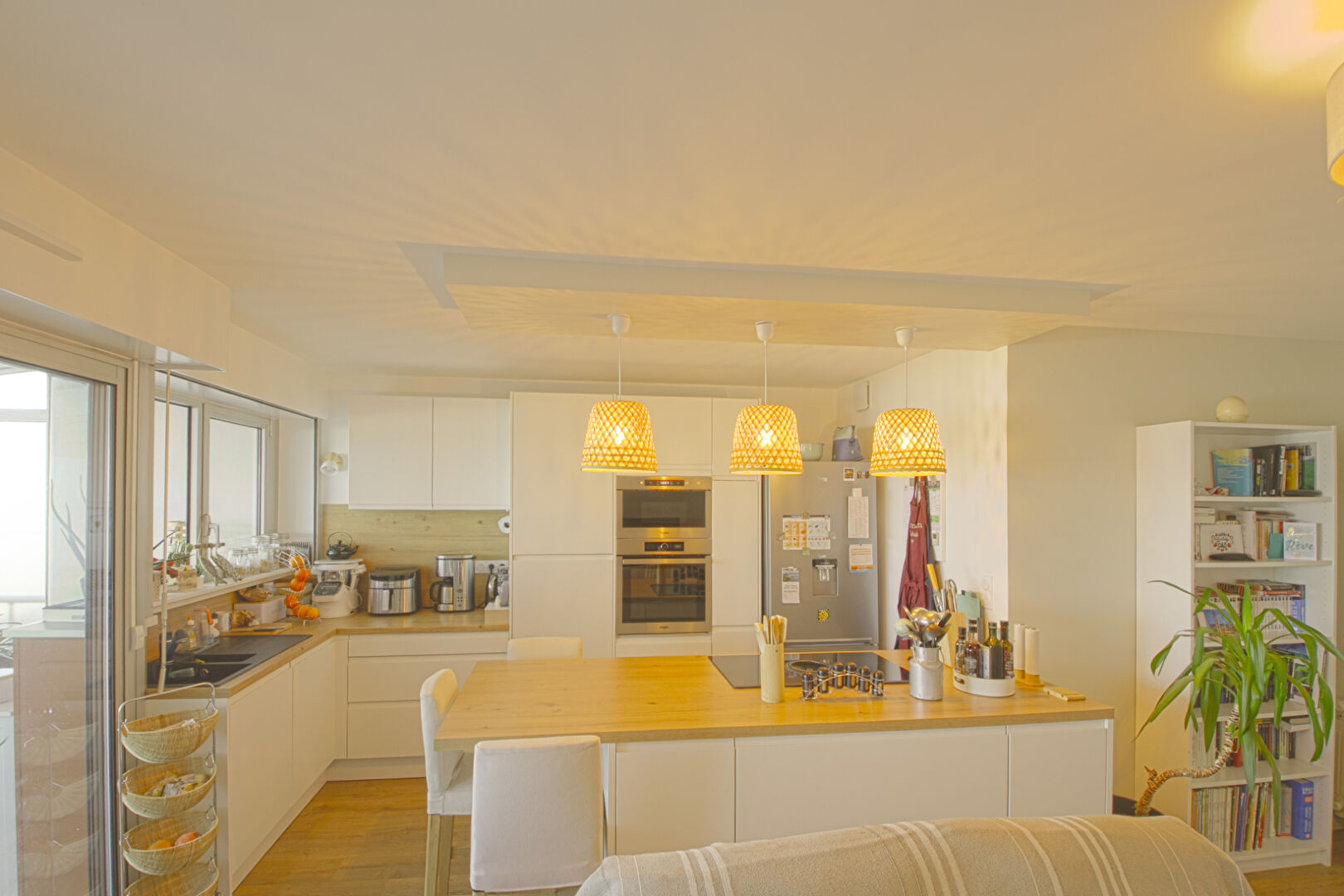 Appartement vue mer avec deux terrasses et double garage