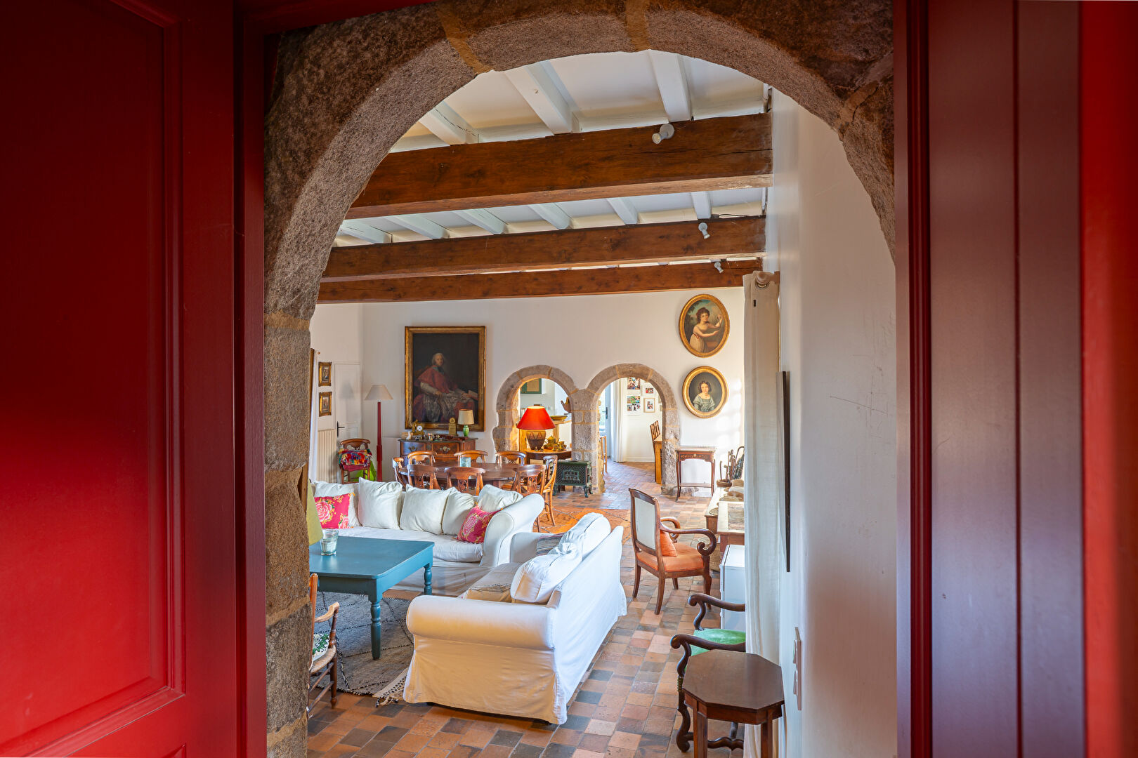 Manoir  du 17ème, 6 gîtes, vue mer, station balnéaire des Sables d&rsquo;Or