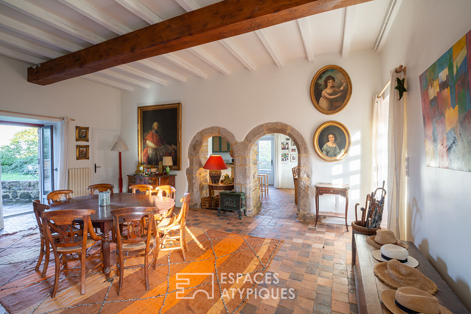 Manoir  du 17ème, 6 gîtes, vue mer, station balnéaire des Sables d&rsquo;Or