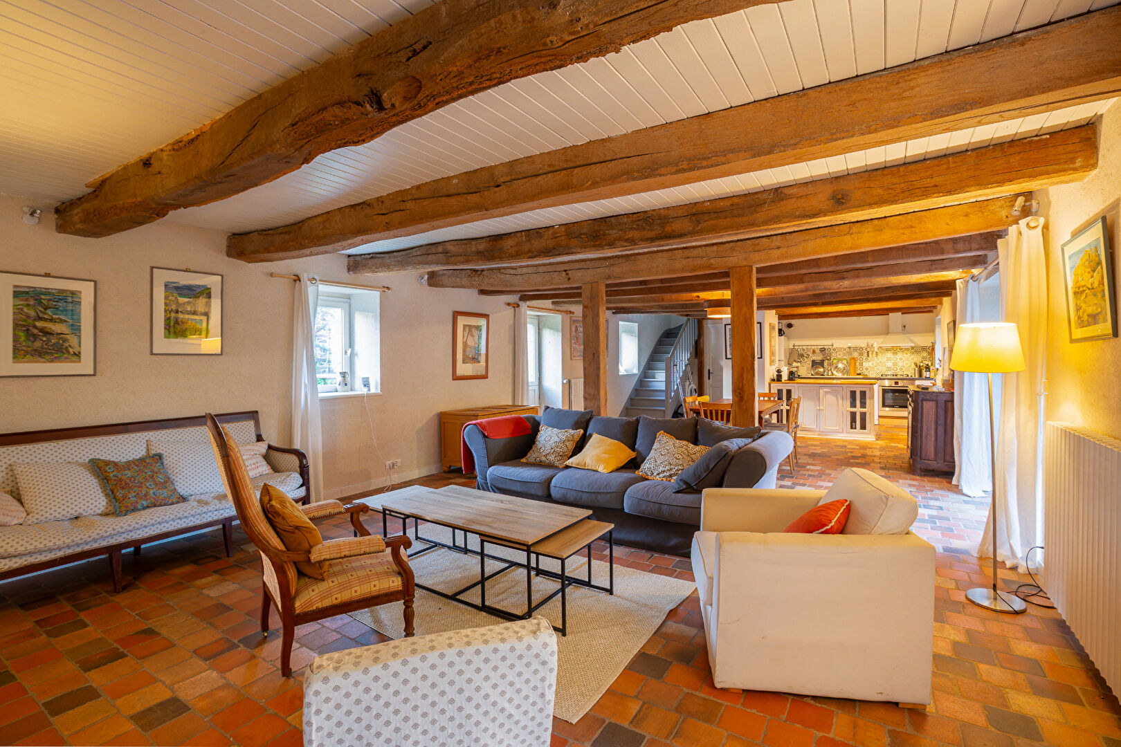 Manoir  du 17ème, 6 gîtes, vue mer, station balnéaire des Sables d&rsquo;Or