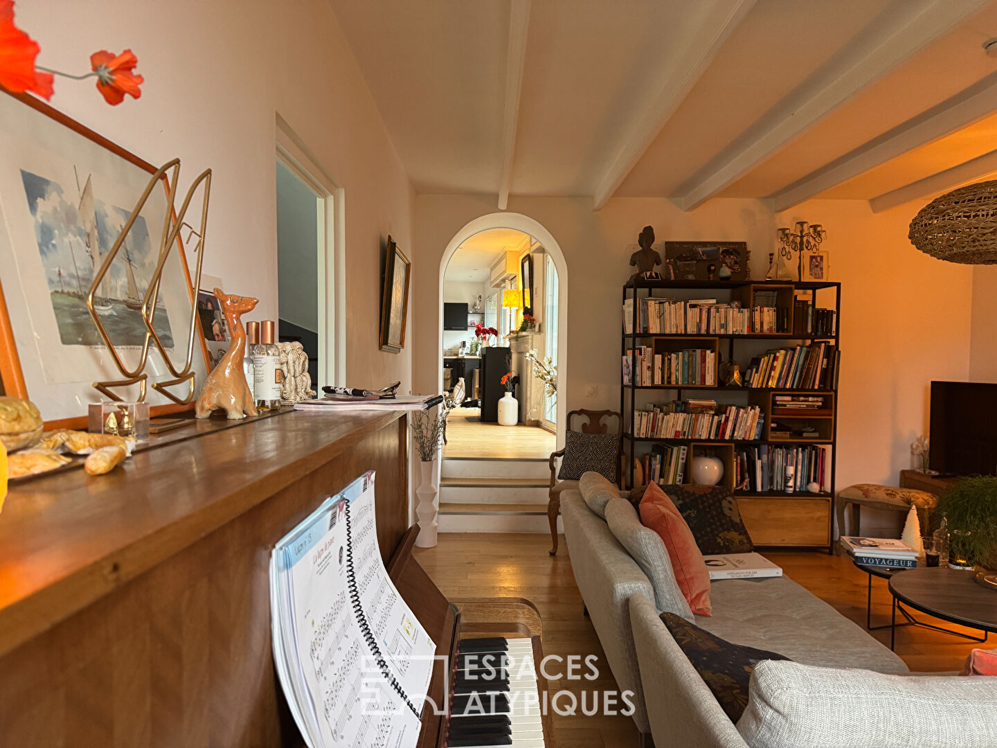 Maison de pêcheur  et son extension  vue mer à Pors Even