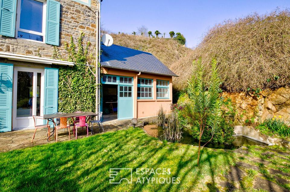 Maison centre ville avec atelier