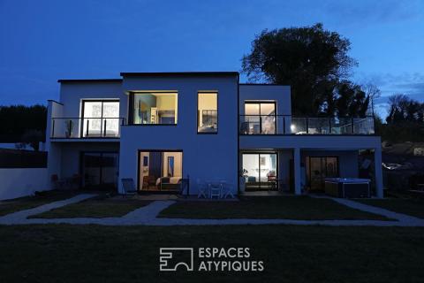 Villa d&rsquo;architecte vue mer et chambres d&rsquo;hôtes à haute rentabilité